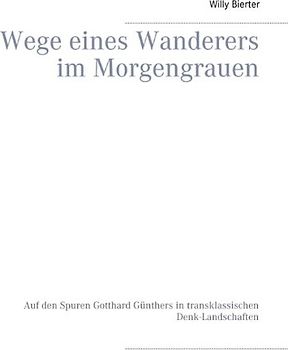 Wege eines Wanderers im Morgengrauen