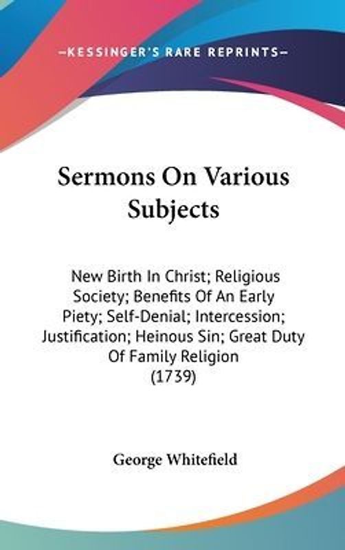 Sermons On Various Subjects