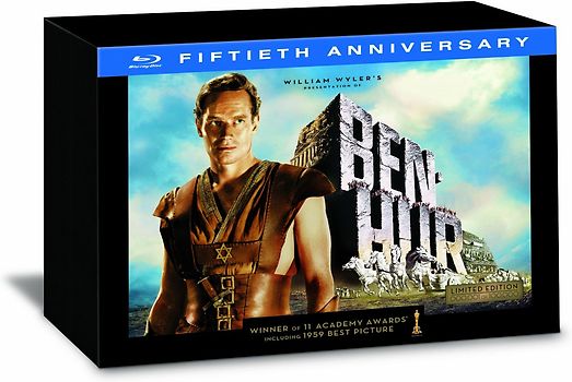Ben Hur: 50th Anniversary [inkl. Buch, Ultimate Collectors Edition, UK Import] Blu-ray Disc