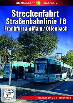 Streckenfahrt Strassenbahnlinie 16 DVD