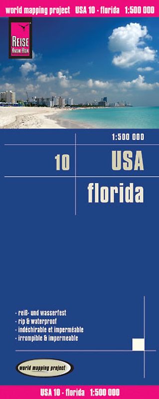 Reise Know-How Landkarte USA 10, Florida (1:500.000). world mapping project