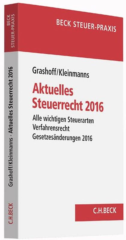 Aktuelles Steuerrecht 2016