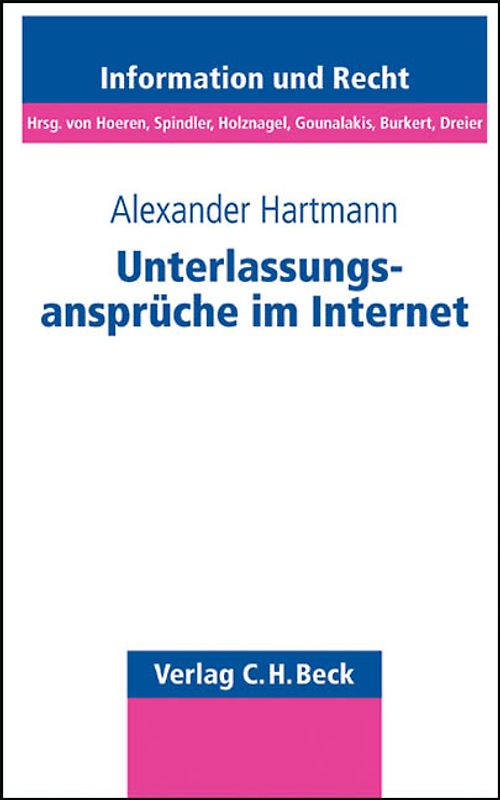 Unterlassungsansprüche im Internet