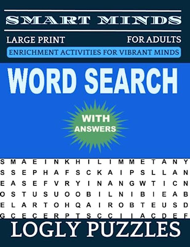Word Search Book Large Print for Adults: 2400+ words New Fun and Relaxing Puzzles Book for Adults & Seniors with Answers Key