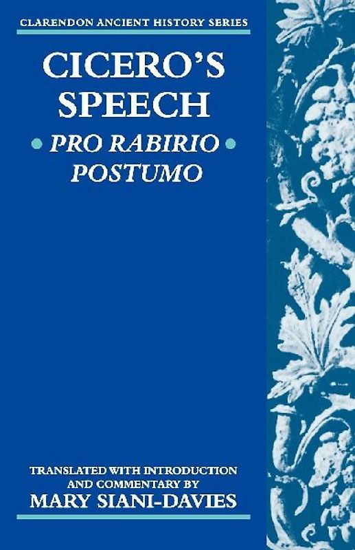 Cicero's Speech Pro Rabirio Postumo
