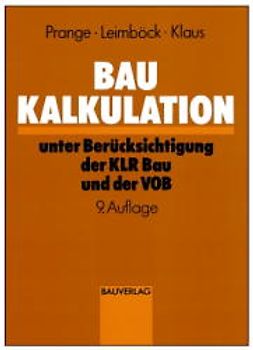 Baukalkulation