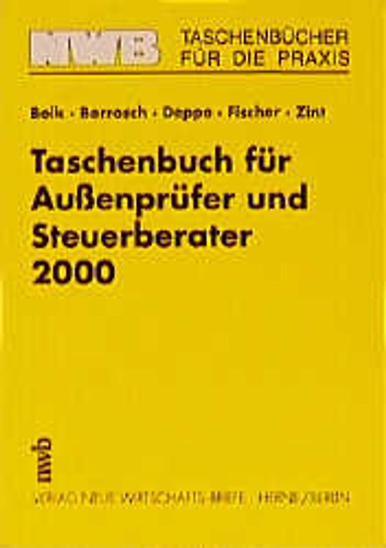 Taschenbuch für Aussenprüfer und Steuerberater 2000