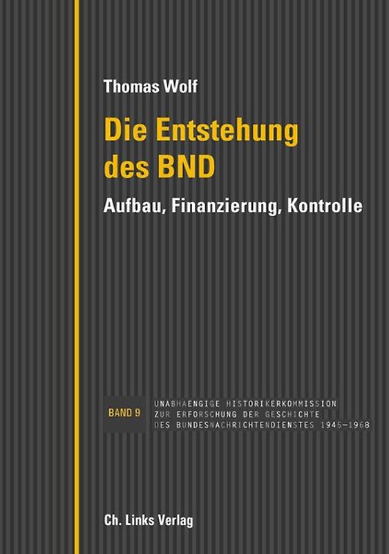 Die Entstehung des BND