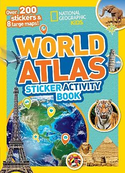 National Geographic Kids World Atlas Sticker Activity Book