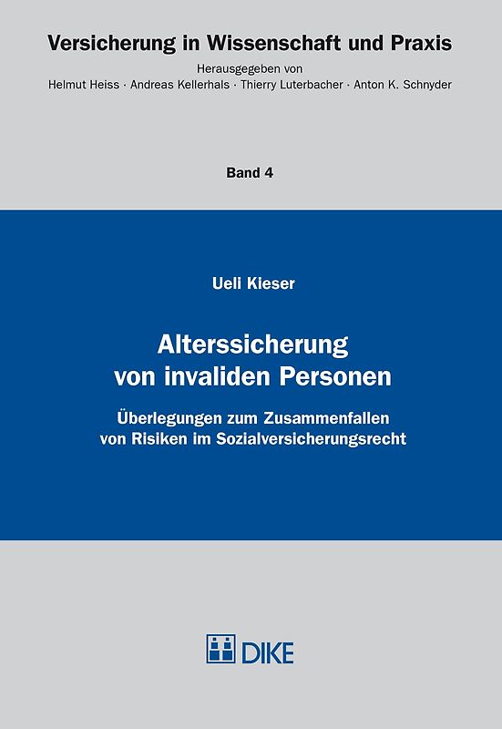 Alterssicherung von invaliden Personen