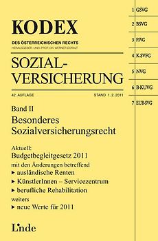 KODEX Sozialversicherung, Band II