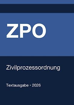 ZPO - Zivilprozessordnung (Deutschland) 2026