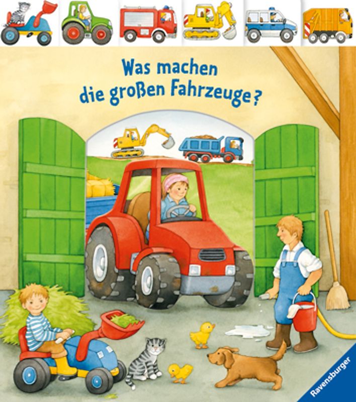 Was machen die großen Fahrzeuge?