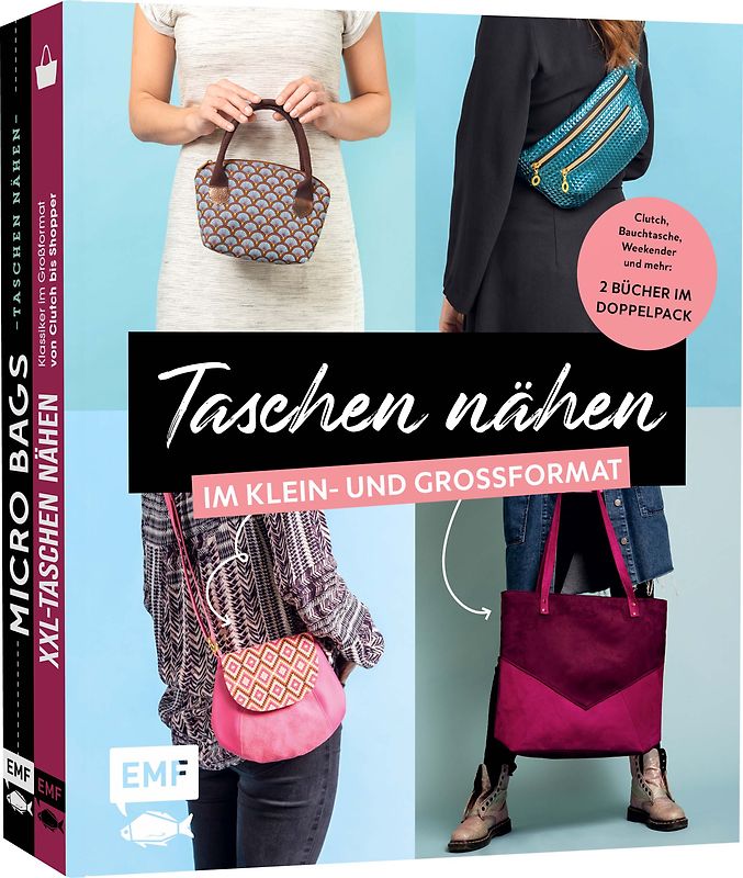 Taschen nähen im Klein- und Großformat