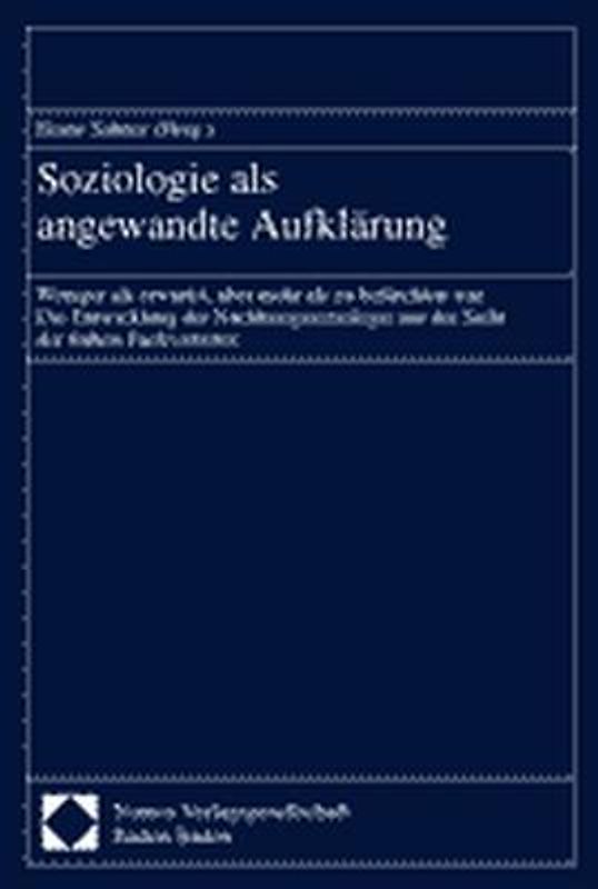 Soziologie als angewandte Aufklärung