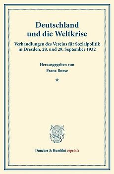 Deutschland und die Weltkrise.