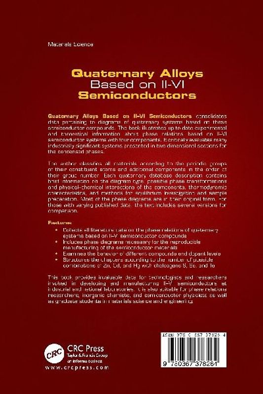 Quaternary Alloys Based on II - VI Semiconductors