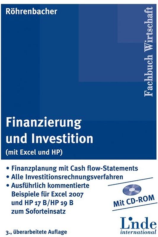 Finanzierung und Investition (mit Excel und HP)
