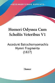 Homeri Odyssea Cum Scholiis Veteribus V1