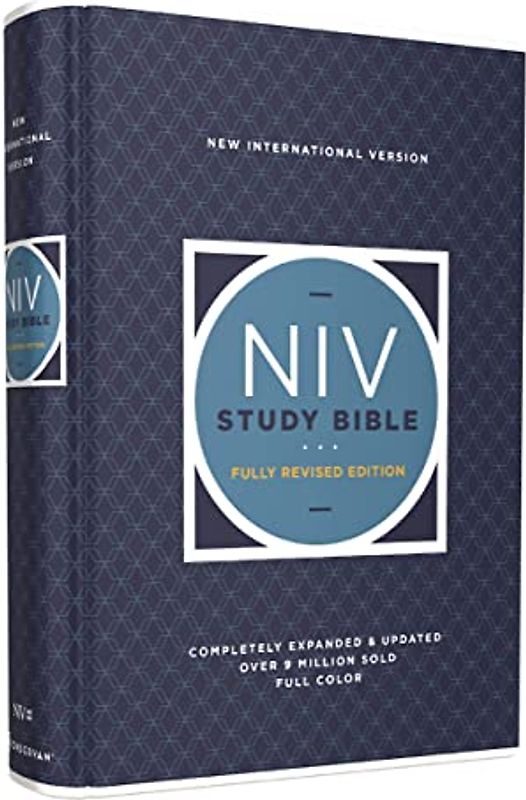 NIV Study Bible, Fully Revised Edition, Hardcover, Red Letter, Comfort Print