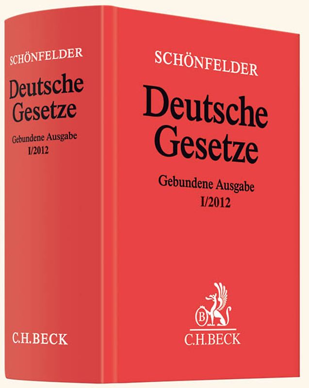 Deutsche Gesetze Gebundene Ausgabe I/2012