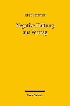 Negative Haftung aus Vertrag
