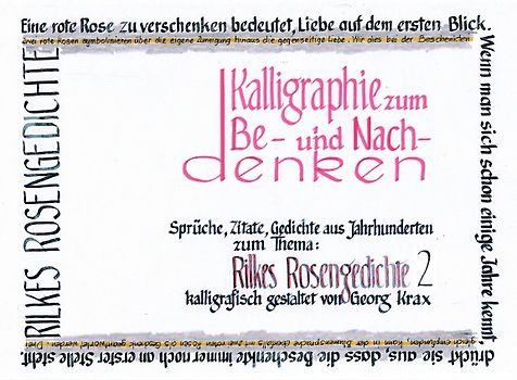 Rilkes Rosengedichte 2