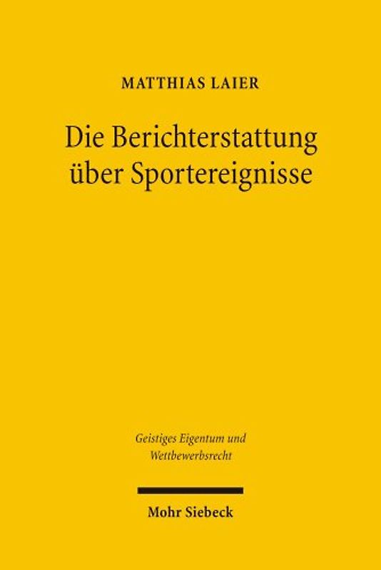 Die Berichterstattung über Sportereignisse