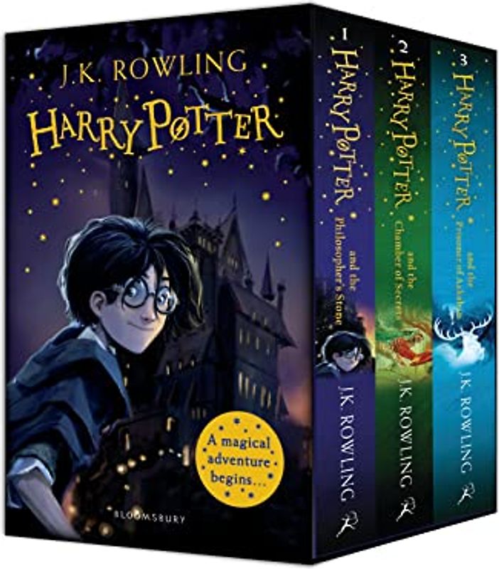 Harry Potter 1–3 Box Set: A Magical Adventure Begins: J.K. Rowling - 3 book set (vol 1-3)
