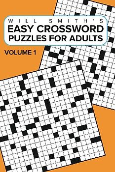 Easy Crossword Puzzles For Adults -Volume 1