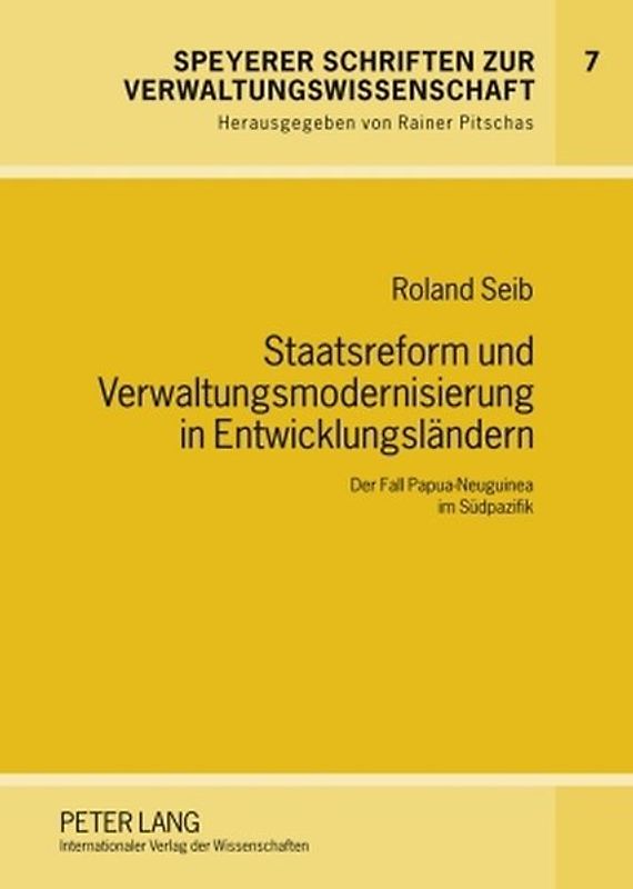 Staatsreform und Verwaltungsmodernisierung in Entwicklungslaendern