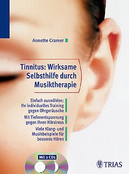 Tinnitus: Wirksame Selbsthilfe durch Musiktherapie. Einfach auswählen: Ihr individuelles Training gegen Ohrgeräusche. Mit Tiefentspannung gegen Ihren Hörstress. Viele Klang- und Musikbeispiele für besseres Hören