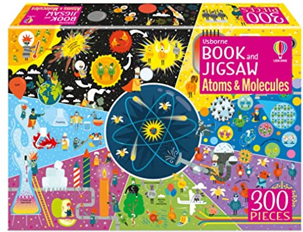 Usborne Book and Jigsaw Atoms and Molecules