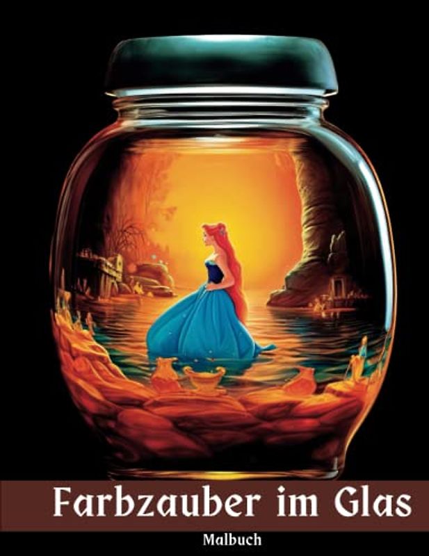 Farbzauber im Glas Malbuch: Ausmalbuch für Erwachsene (Entspannungsfarbwelten)