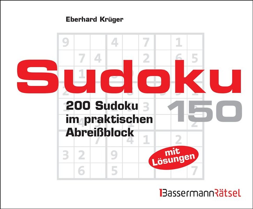 Sudoku Block 150 (5 Exemplare à 2,99 €)