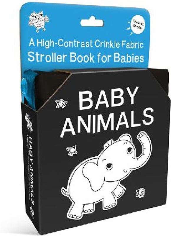 Baby Animals: A High-Contrast Crinkle Fabric Stroller Book for Babies