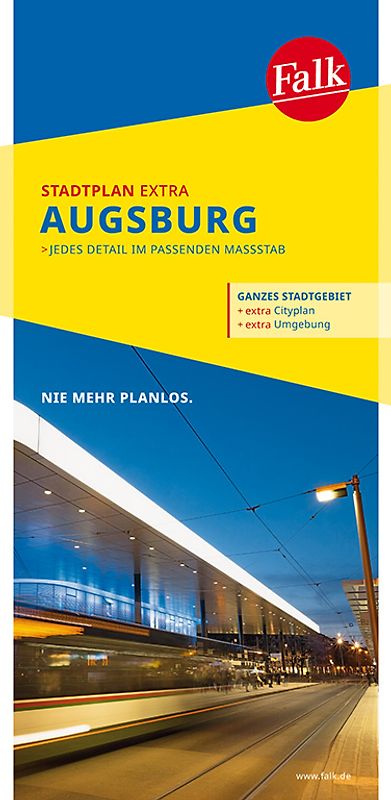 Falk Stadtplan Extra Augsburg 1:20.000
