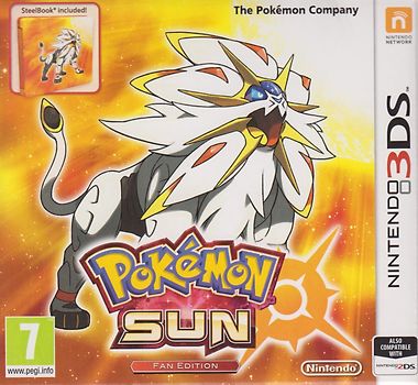 Pokémon Sonne [Fan Edition inkl. Steelbook, EU Import] Nintendo 3DS