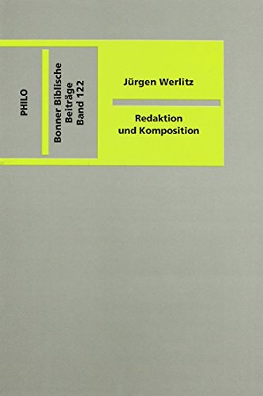 Redaktion und Komposition