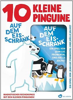 10 kleine Pinguine auf dem Eisschrank