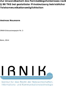 IRNIK-Diskussionspapiere / IRNIK-Diskussionspapier Nr. 3