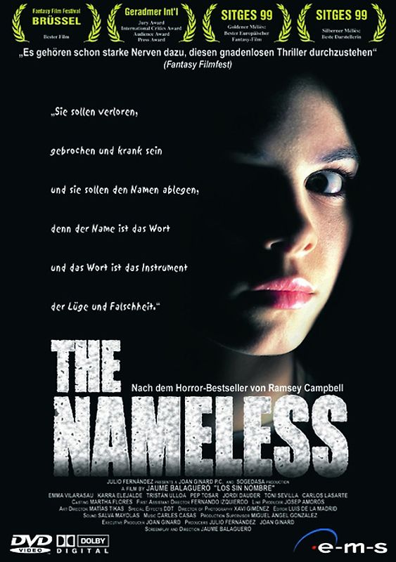 The Nameless DVD