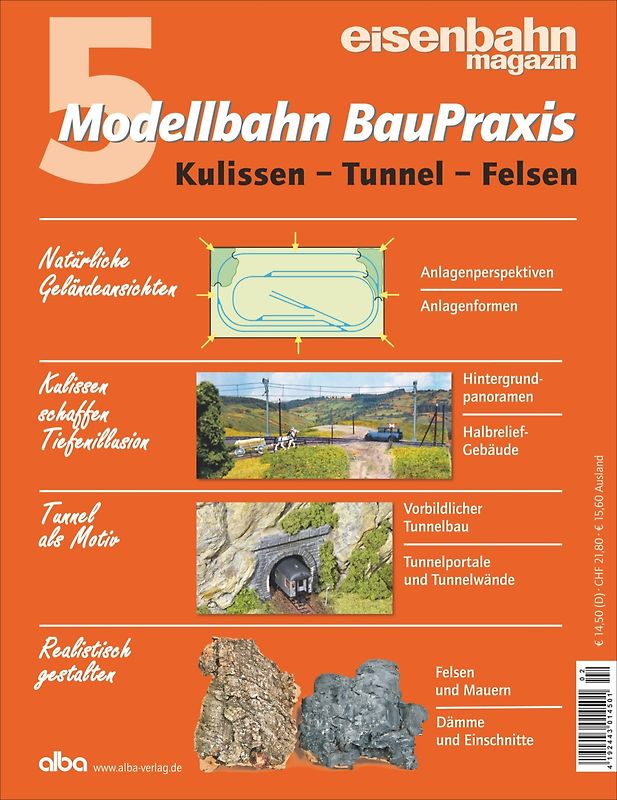 Modellbahn im Garten