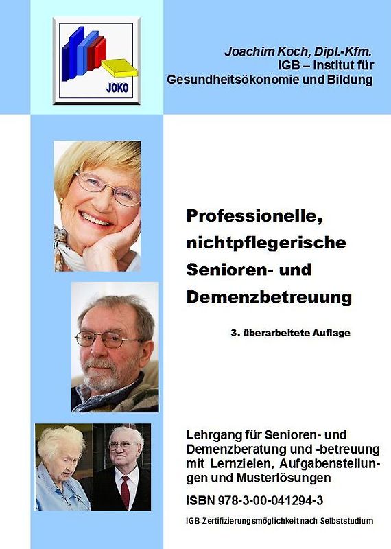 Professionelle, nichtpflegerische Senioren- und Demenzbetreuung