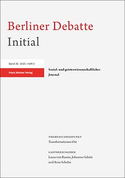 Berliner Debatte Initial 36 (2025) 2