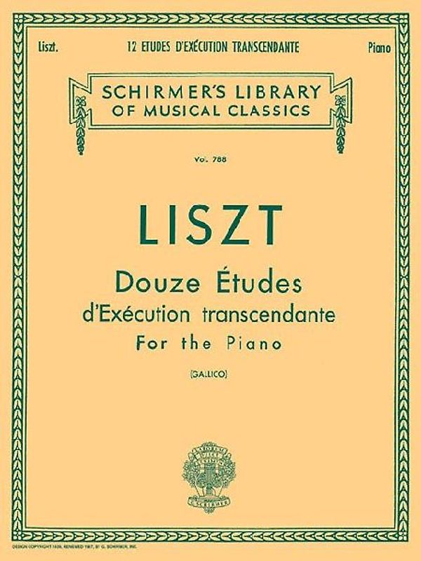 12 Etudes d'Execution Transcendante