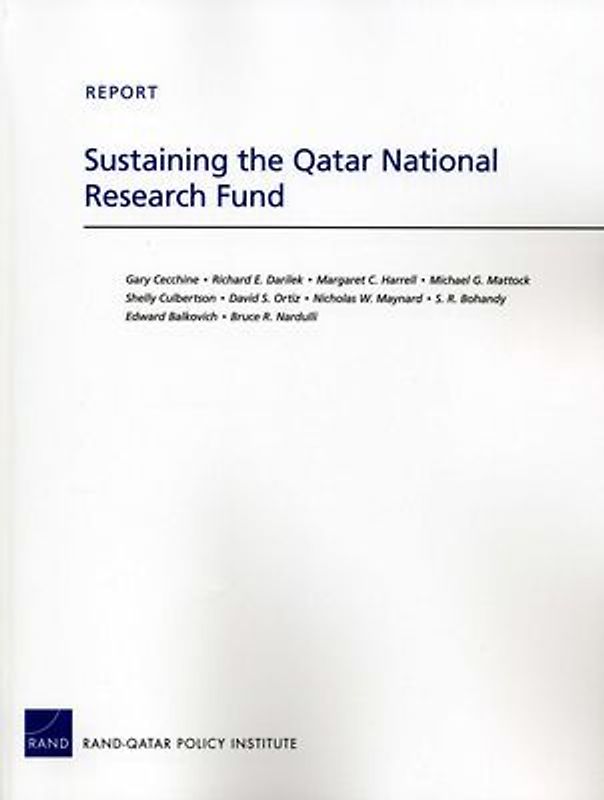 Sustaining the Qatar National Research Fund