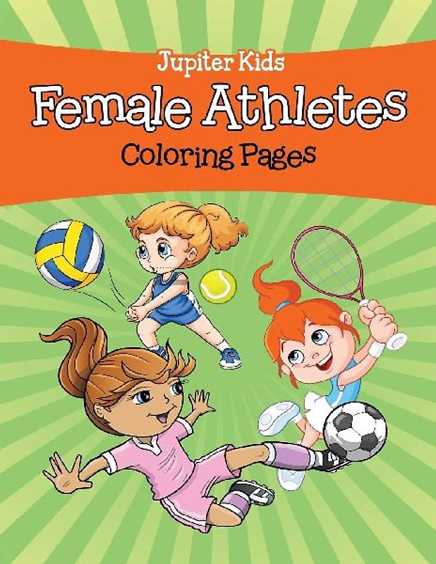 Female Athletes (Coloring Pages)