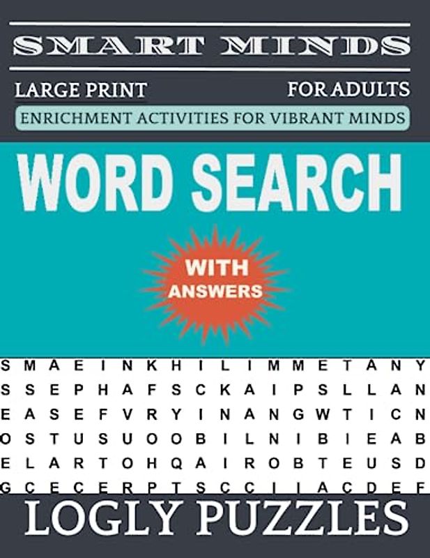Word Search Book Large Print for Adults: 2400+ words New Fun and Relaxing Puzzles Book for Adults & Seniors with Answers Key