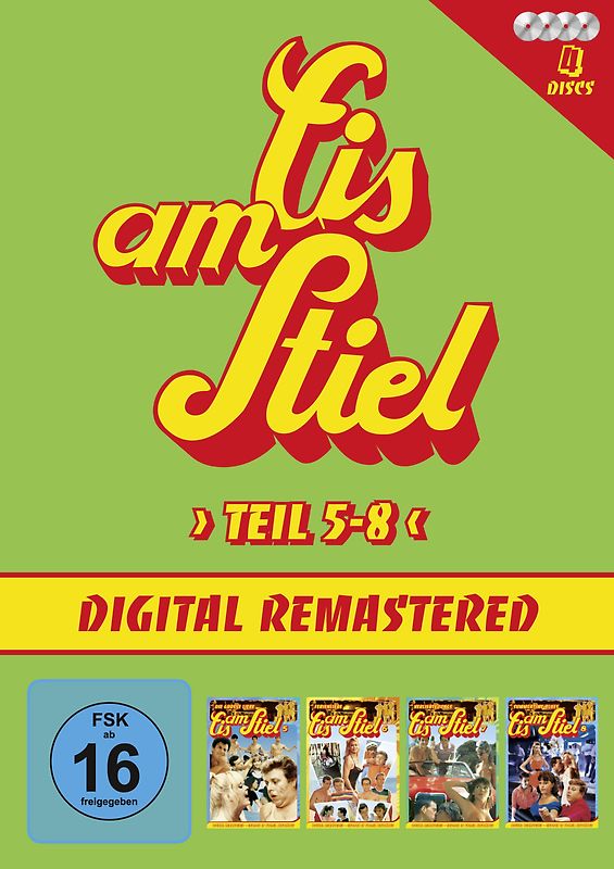 Eis am Stiel - Teil 5-8 [Digital Remastered, 4 DVDs] DVD